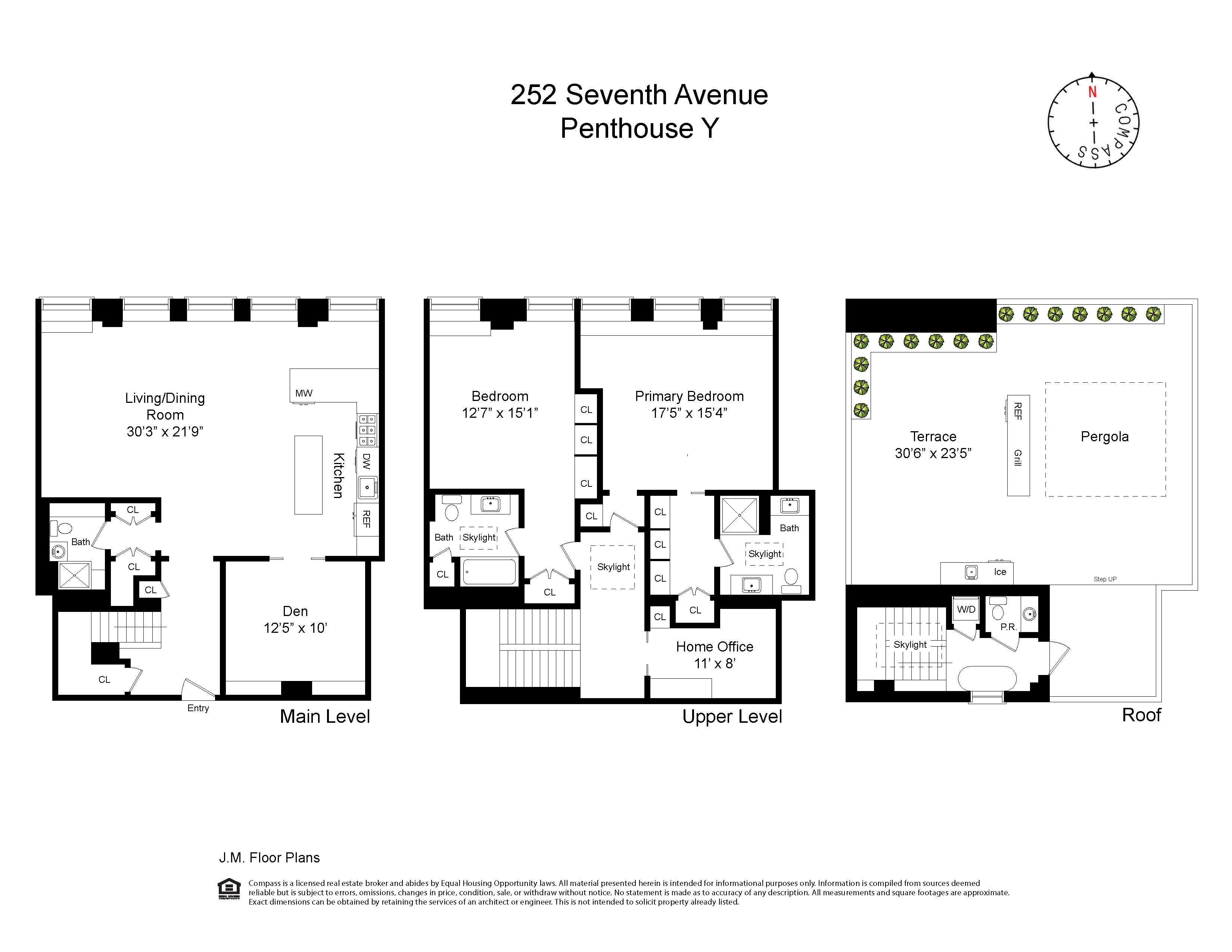 Floorplan for 252 7th Avenue, PHY