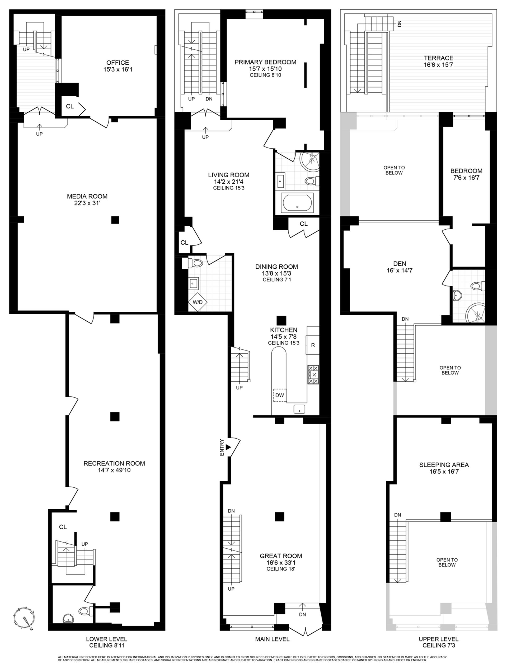 Floorplan for 81 White Street, 1W