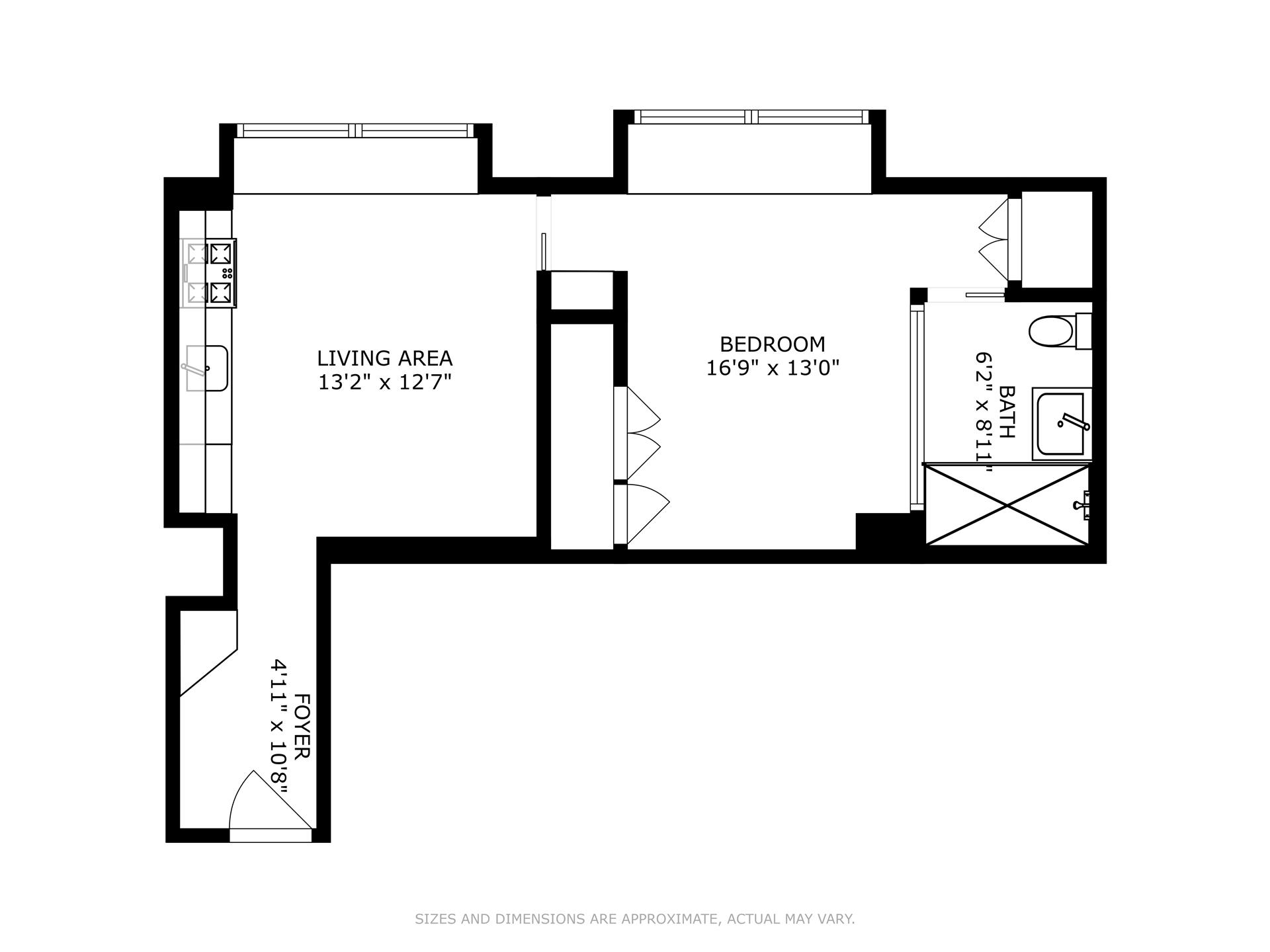 Floorplan for 123 Washington Street, 38H