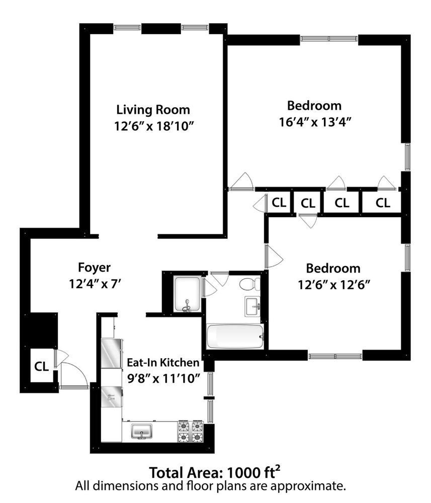 Floorplan for 40 Tehama Street, 6H