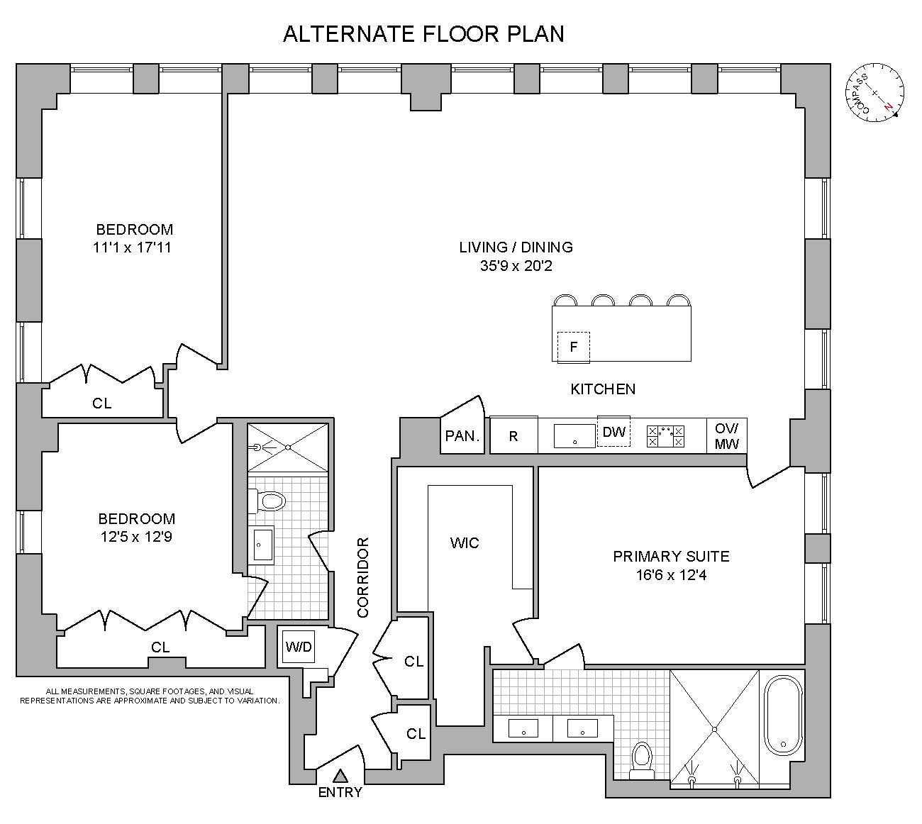 Floorplan for 22 West 26th Street, 10E