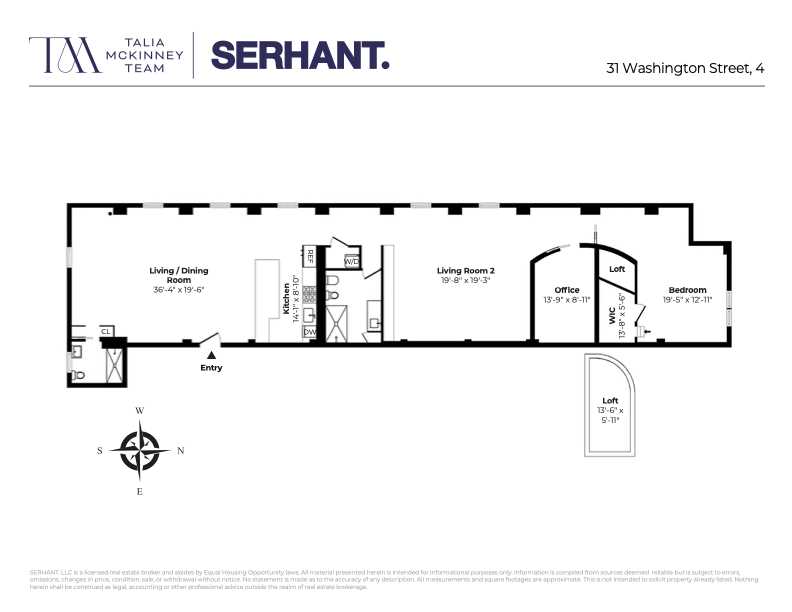 Floorplan for 31 Washington Street, 4