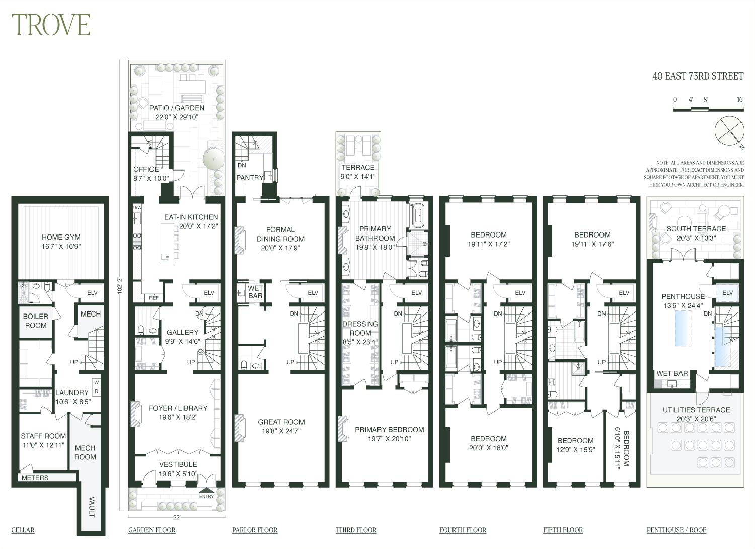 Floorplan for 40 East 73rd Street