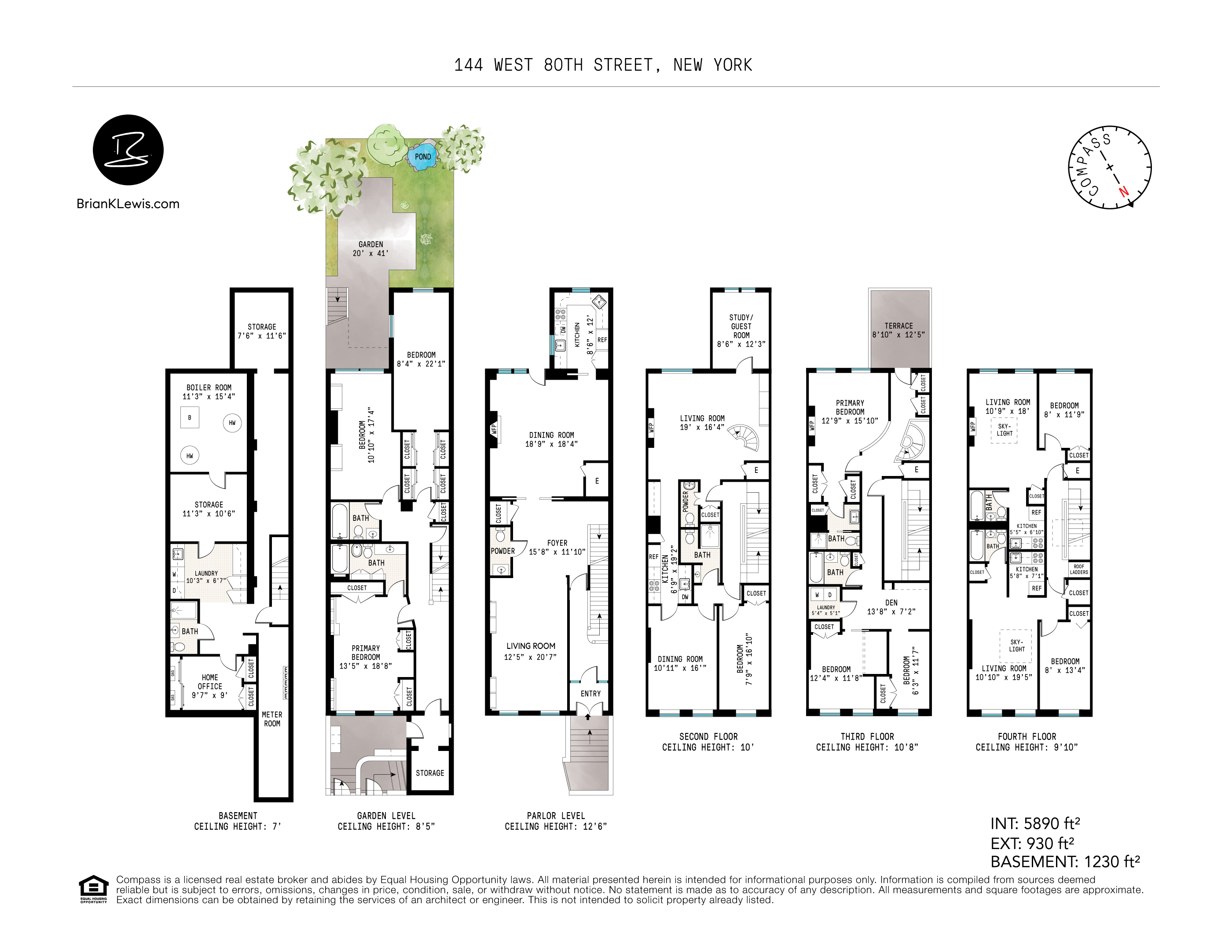 Floorplan for 144 West 80th Street