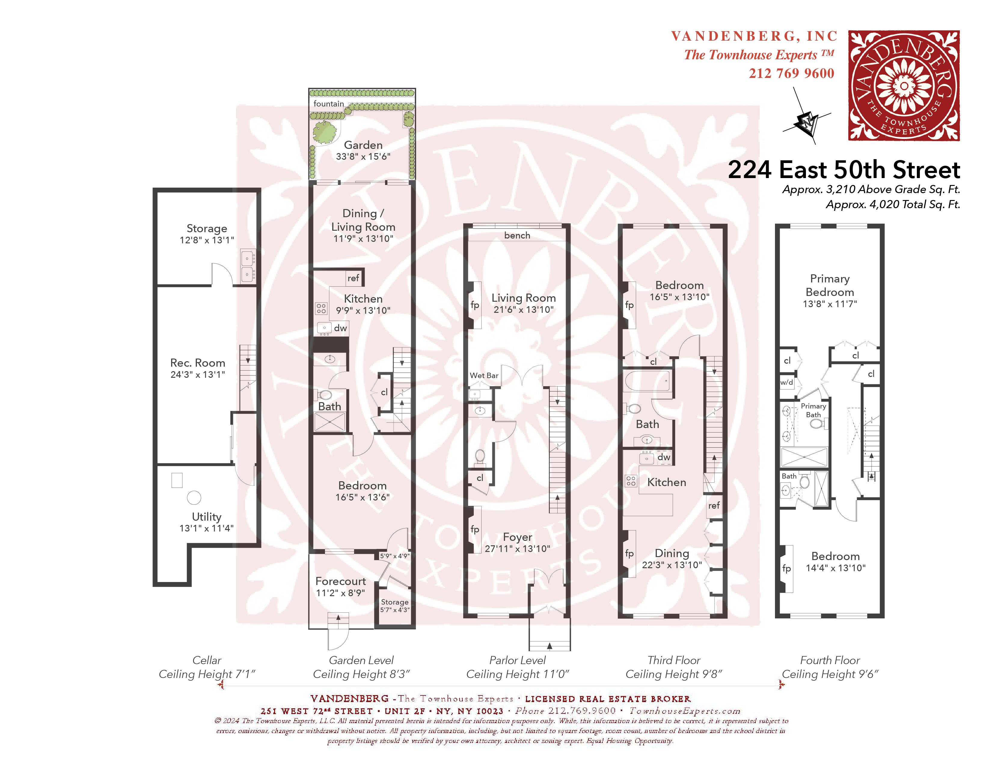 Floorplan for 224 East 50th Street