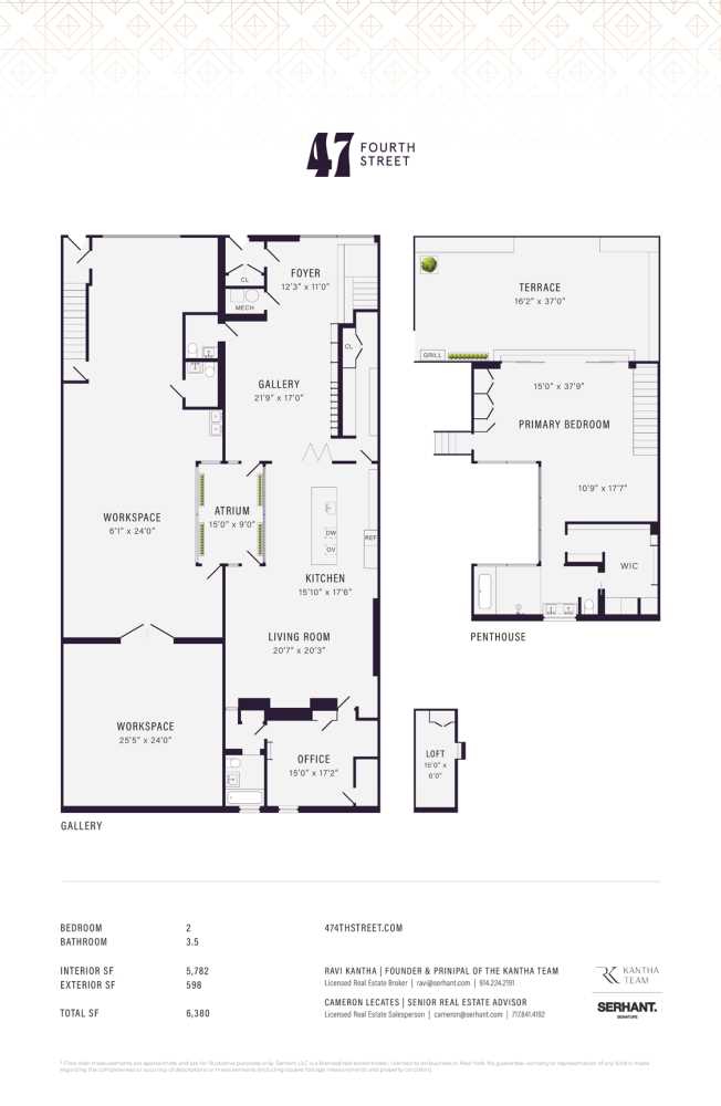 Floorplan for 47 4th Street