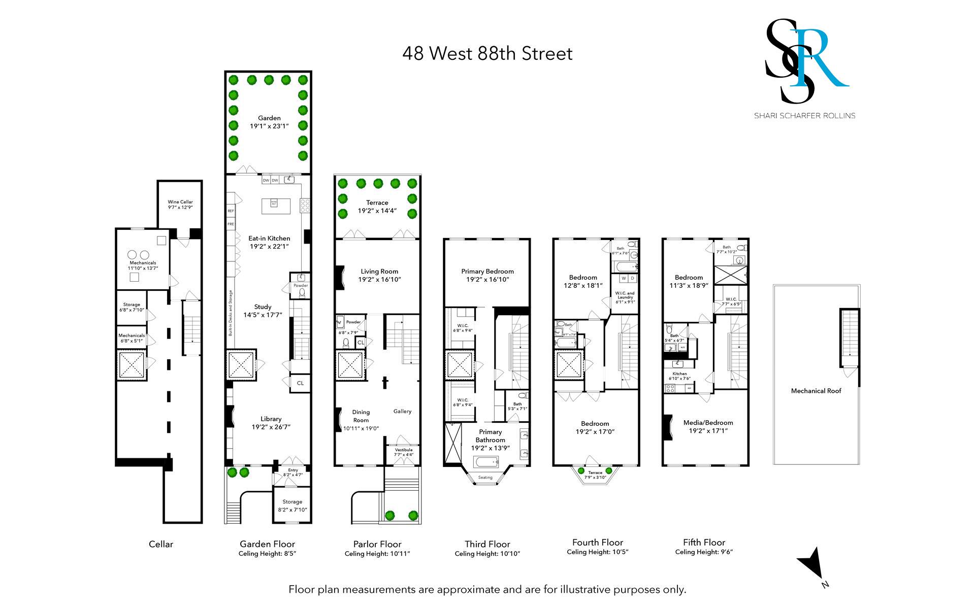 Floorplan for 48 West 88th Street