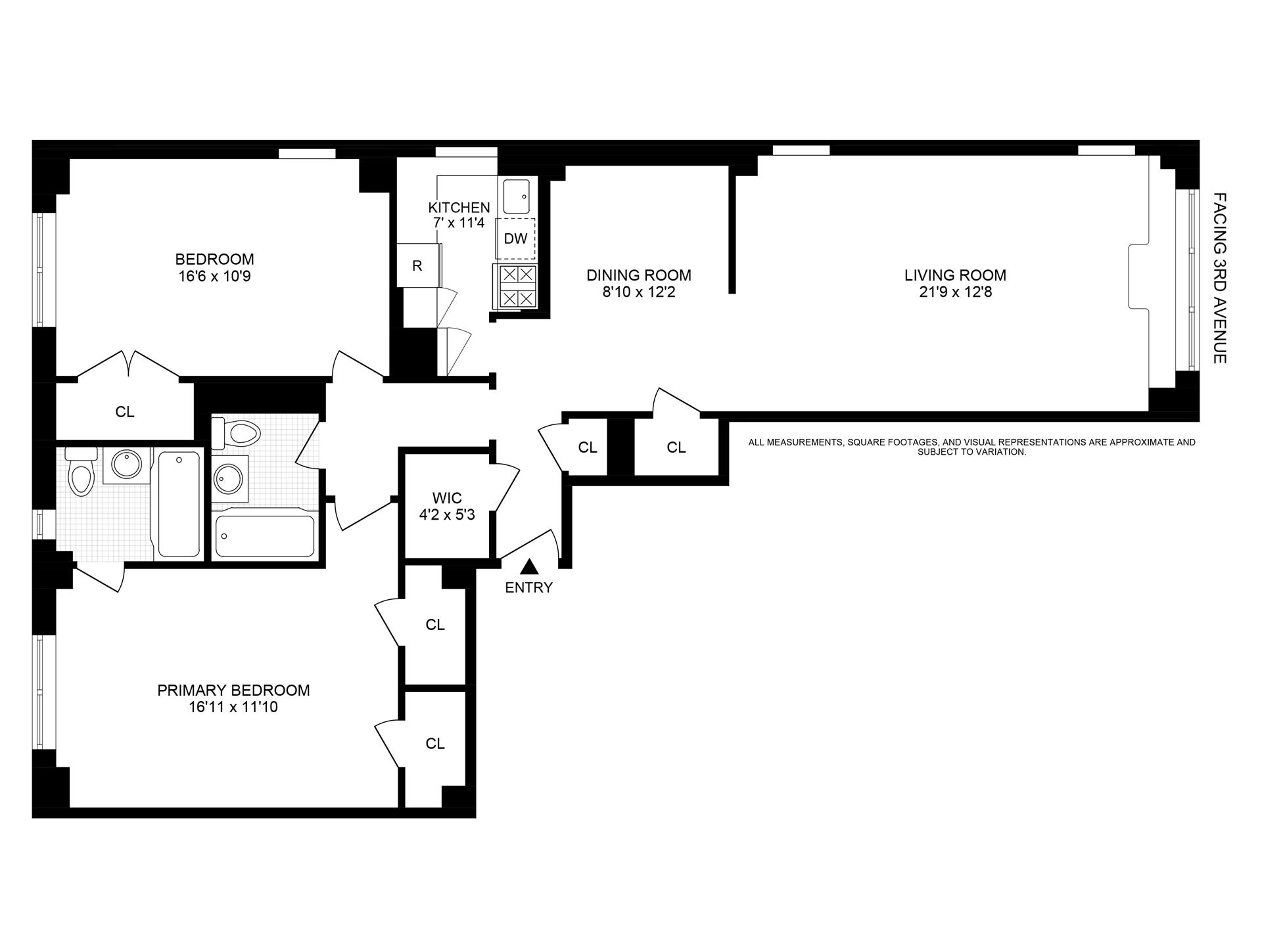 Floorplan for 181 East 73rd Street, 8A