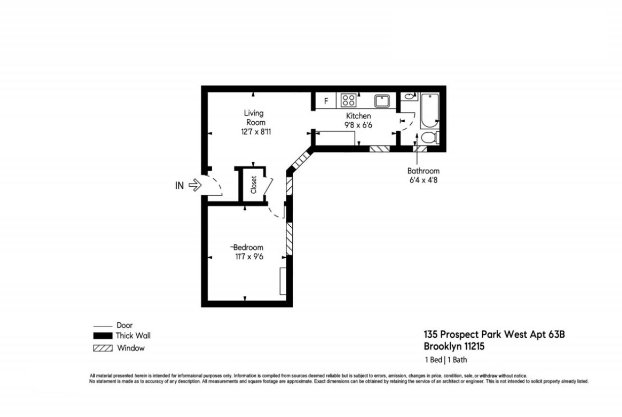 Floorplan for 135 Prospect Park, 62B