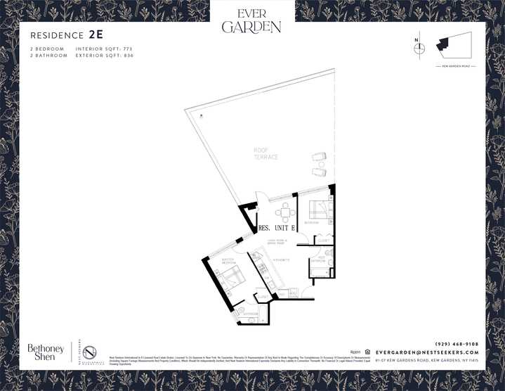 Floorplan for 81-07 Kew Gardens Road, 2-E