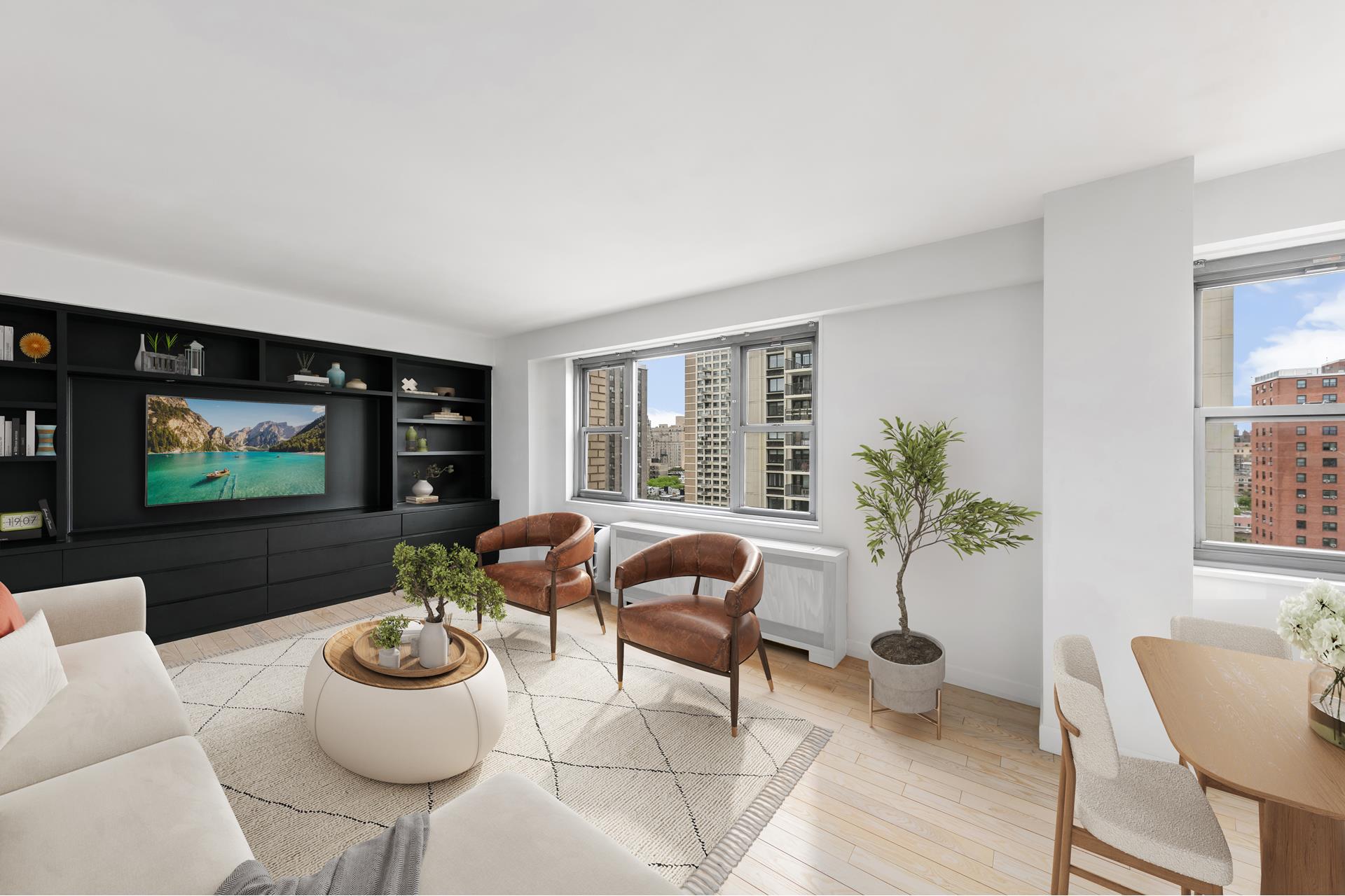 100 West 93rd Street 15B, Upper West Side, Upper West Side, NYC - 1 Bedrooms  
1 Bathrooms  
3 Rooms - 