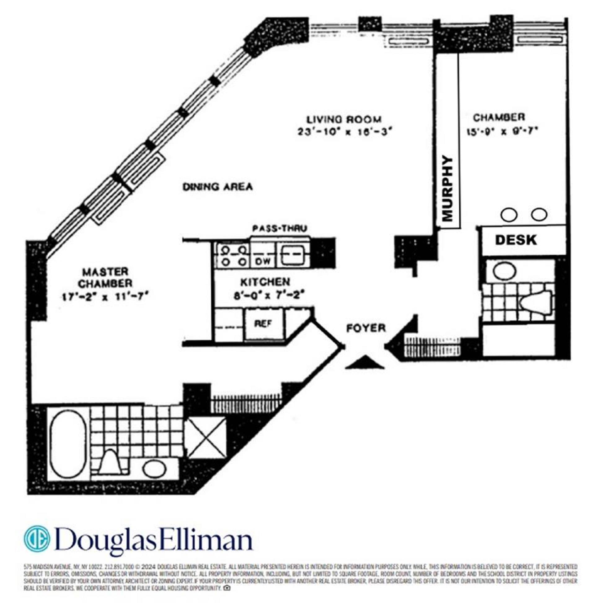 Floorplan for 150 West 56th Street, 5503