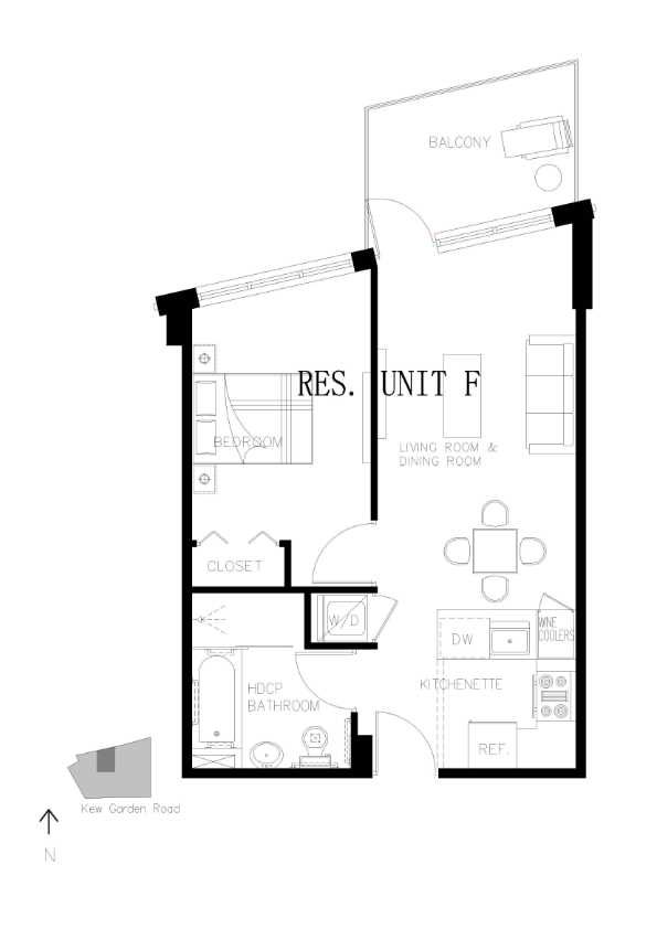 Floorplan for 81-07 Kew Gardens Road, 4-F