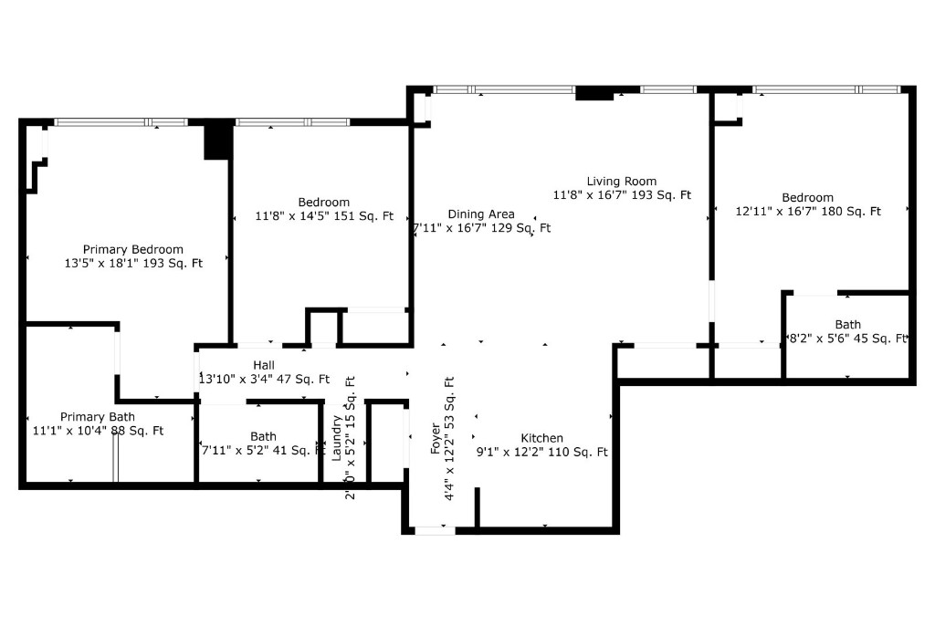 Floorplan for 540 West 28th Street, PHE