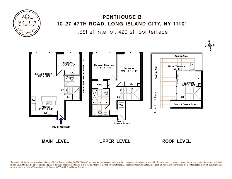 Floorplan for 10-27 47th Road, 2B