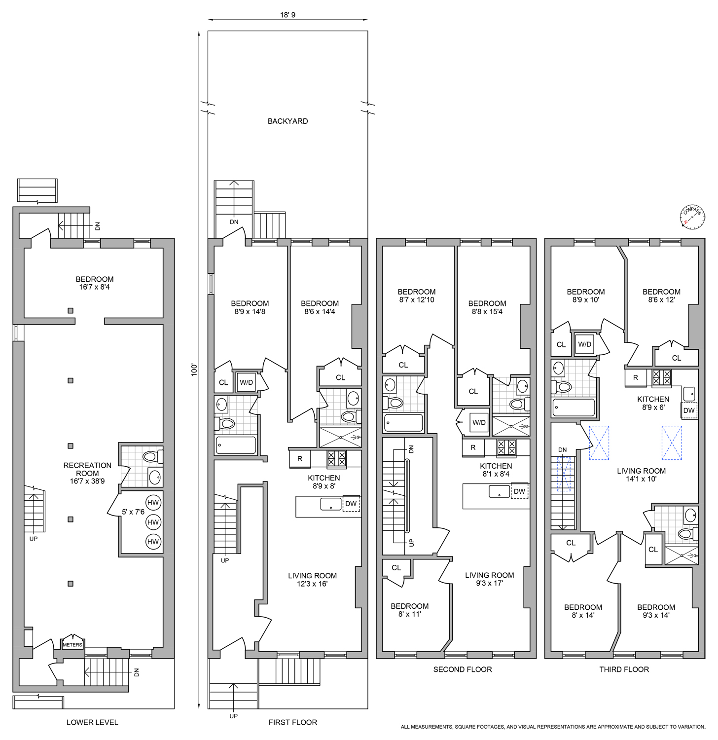 Floorplan for 972 Madison Street