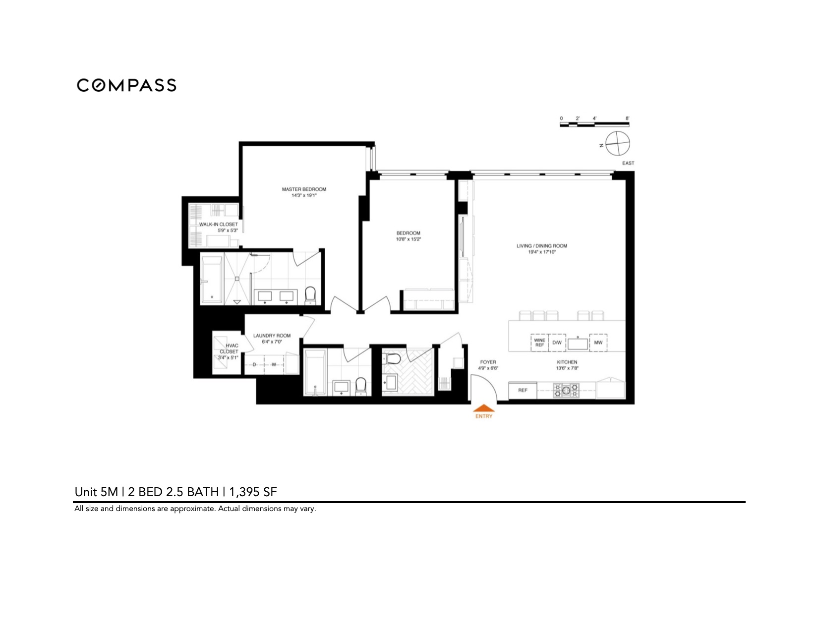 Floorplan for 51 Jay Street, 5M