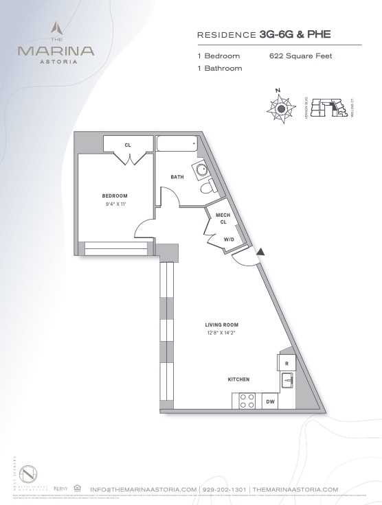 Floorplan for 30-05 Vernon Boulevard, 4-G