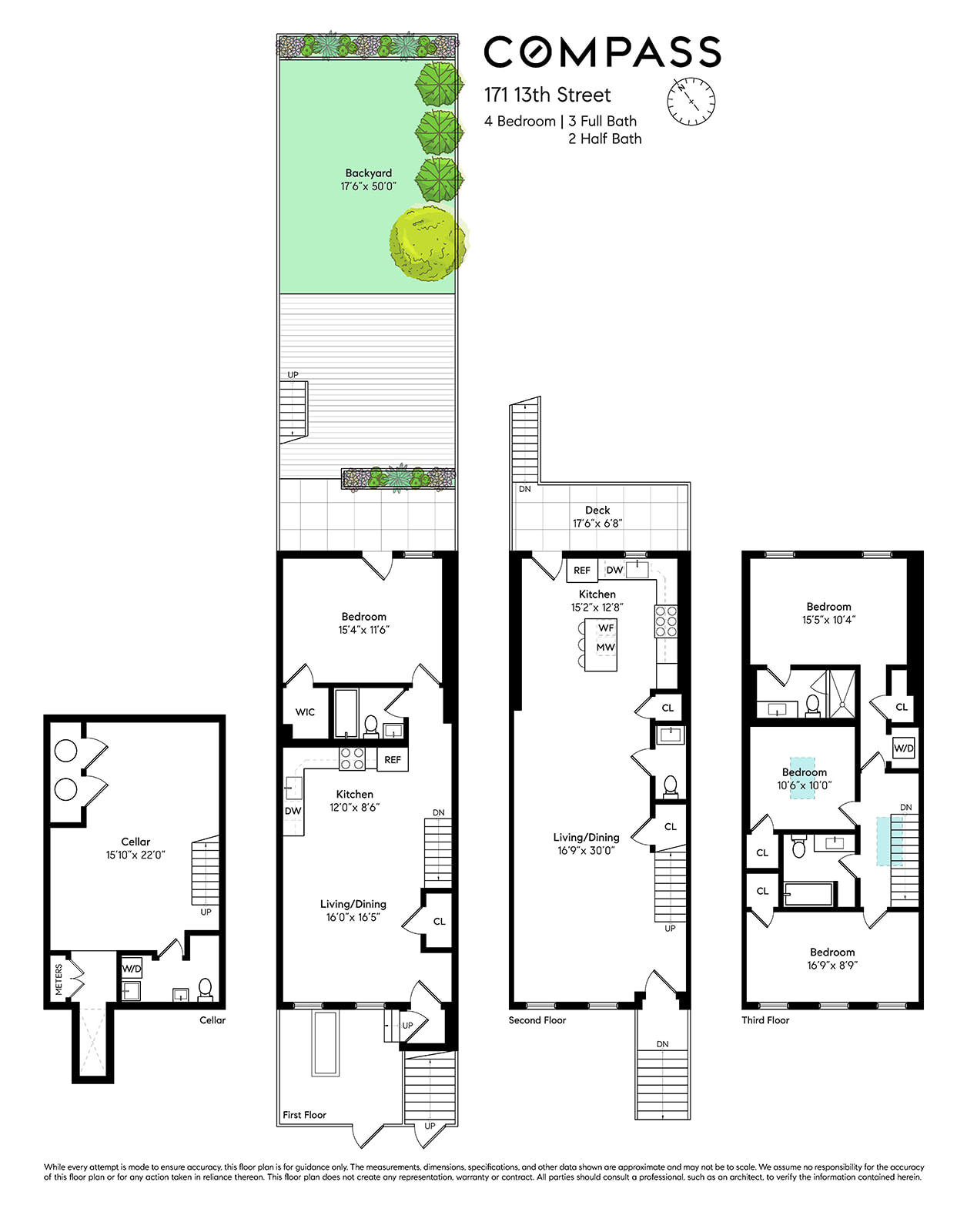 Floorplan for 171 13th Street