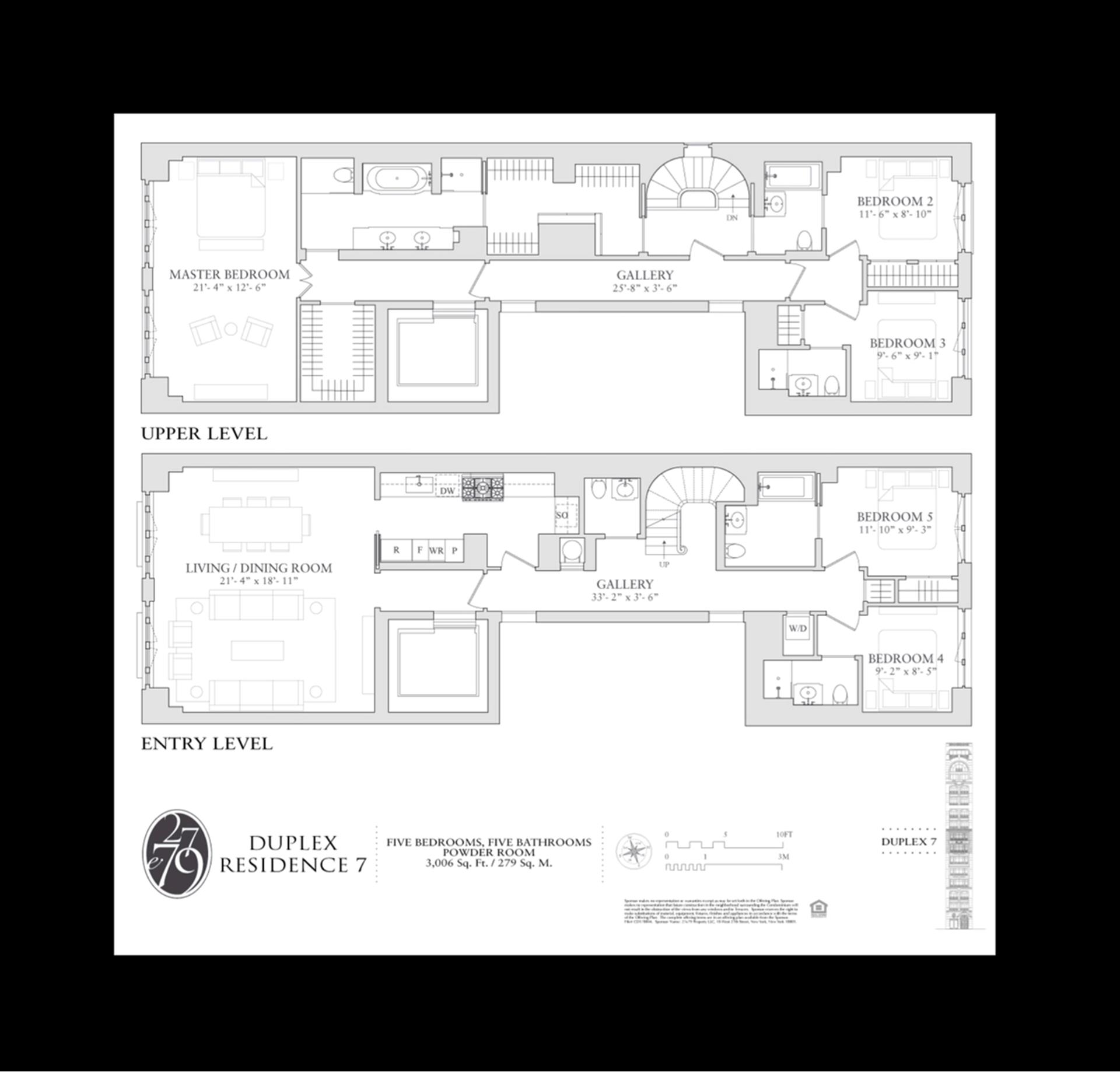 Floorplan for 27 East 79th Street, 7/8