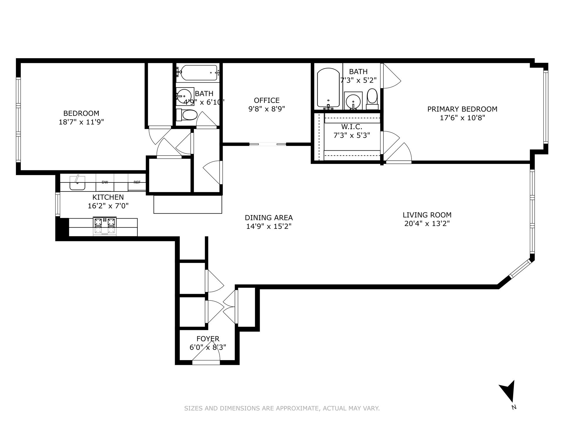 Floorplan for 150 East 61st Street, 5C