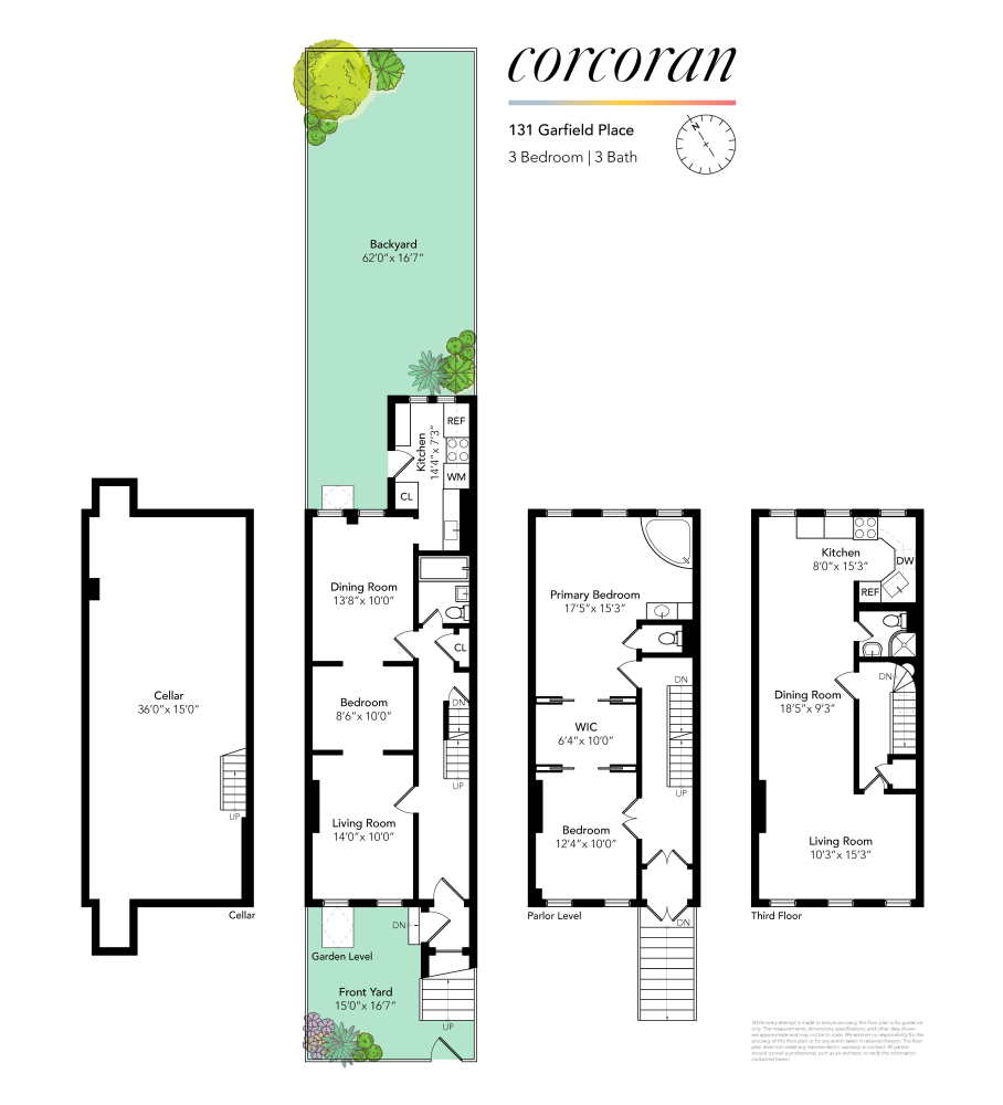 Floorplan for 131 Garfield Place