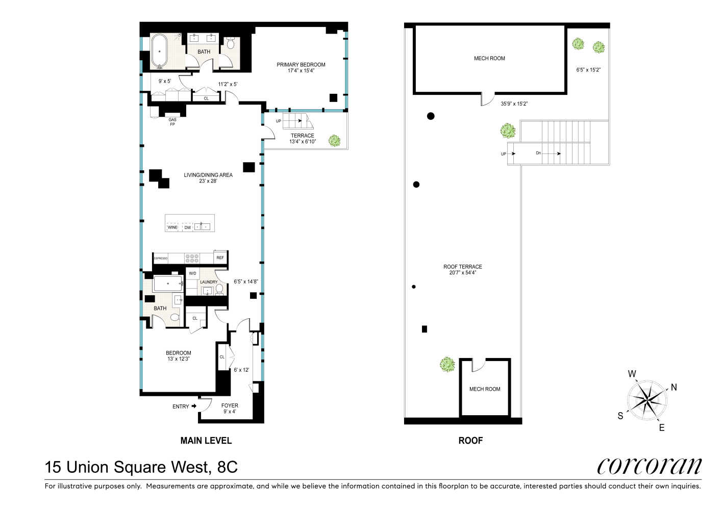 Floorplan for 15 Union Square, 31