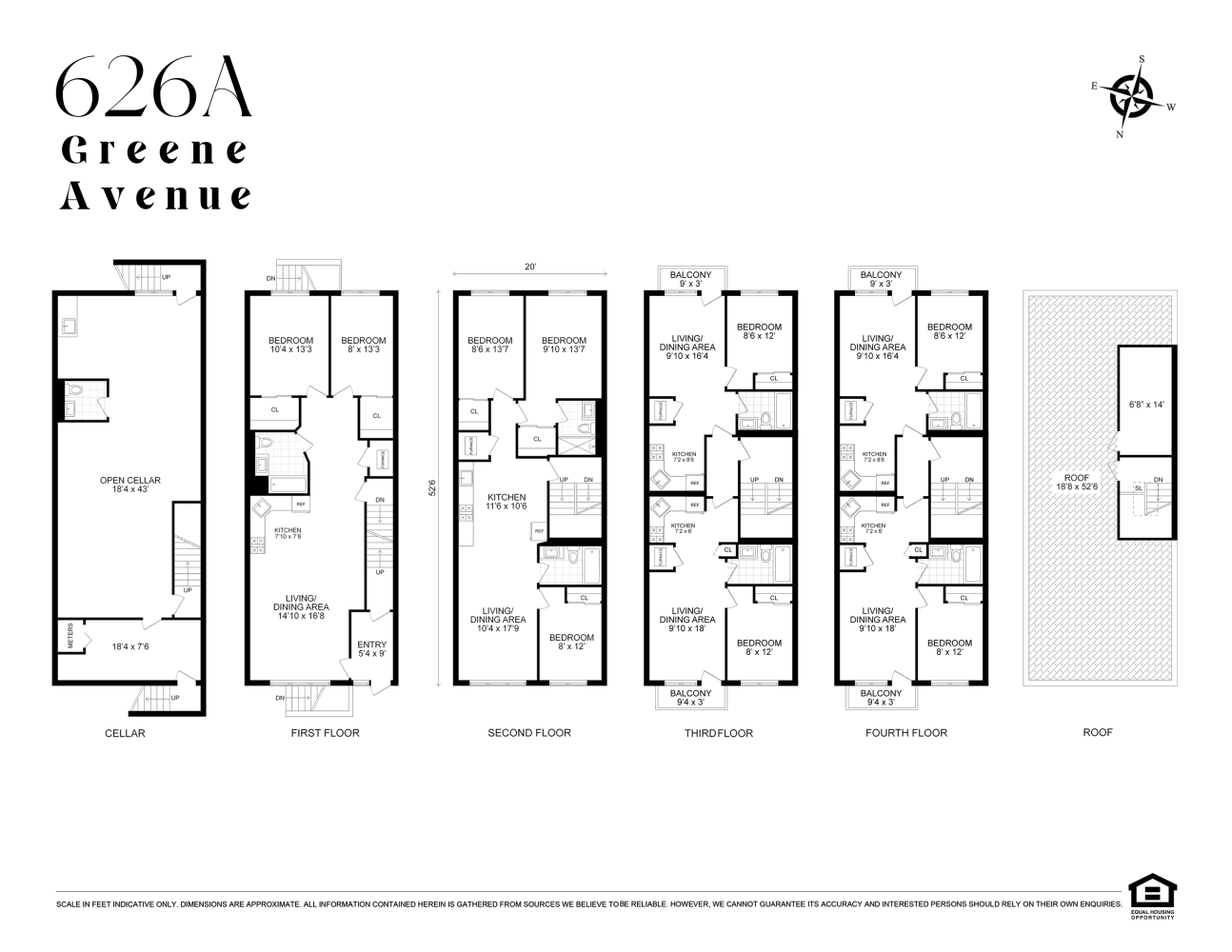 Floorplan for 626 Greene Avenue