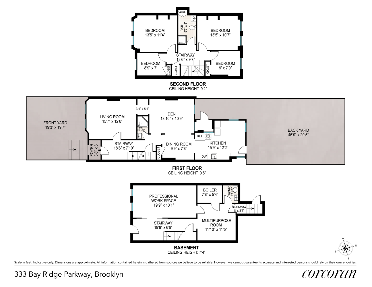 Floorplan for 333 Bay Ridge Parkway