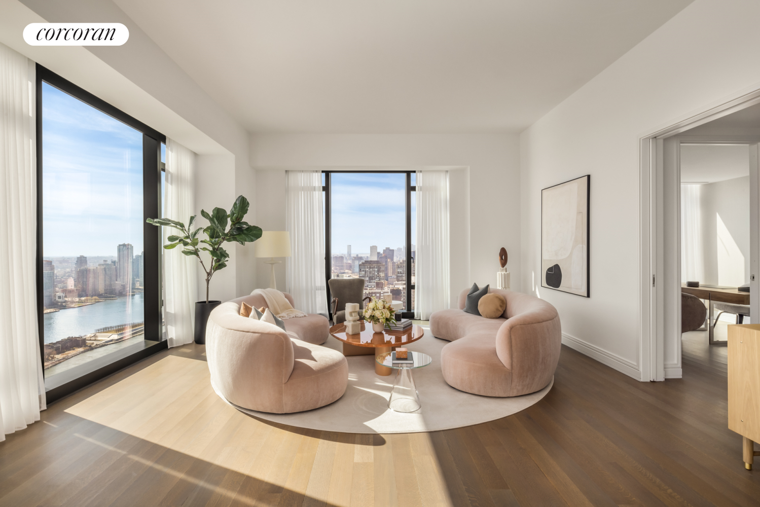 430 East 58th Street Ph70, Sutton Place, Midtown East, NYC - 4 Bedrooms  
4.5 Bathrooms  
13 Rooms - 