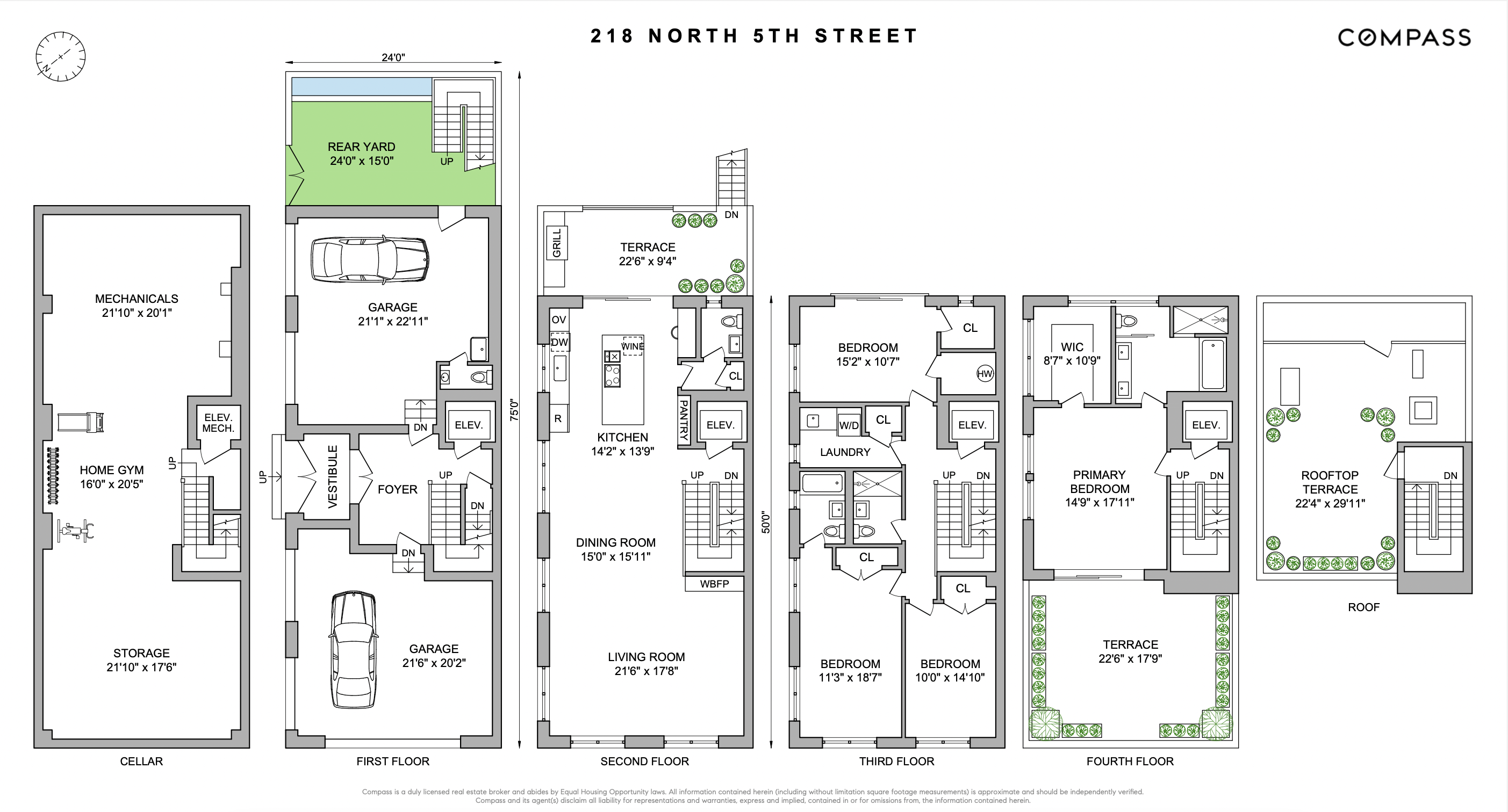 Floorplan for 218 North 5th Street