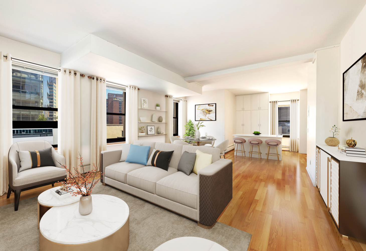 260 West Broadway 7G, Tribeca, Downtown, NYC - 3 Bedrooms  
2 Bathrooms  
6 Rooms - 