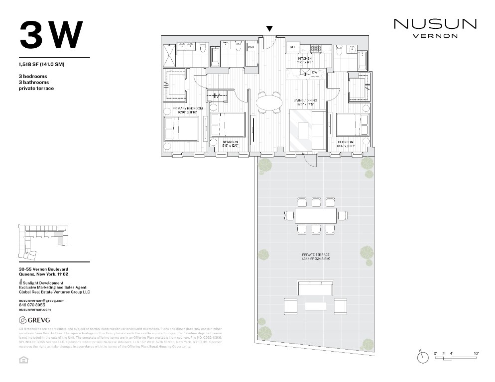 Floorplan for 30-55 Vernon Boulevard, 5Q