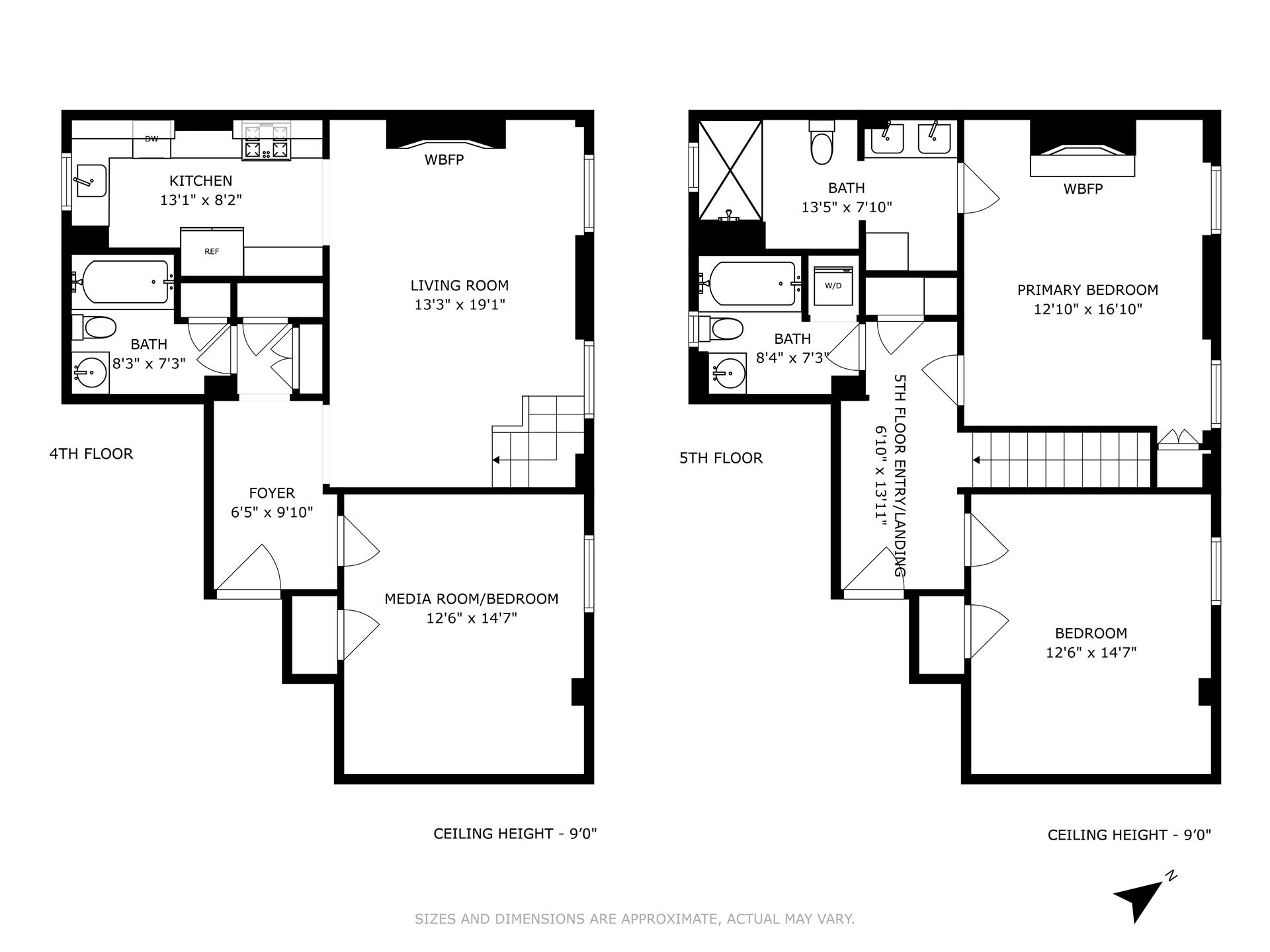 Floorplan for 135 West 58th Street, 4C5C