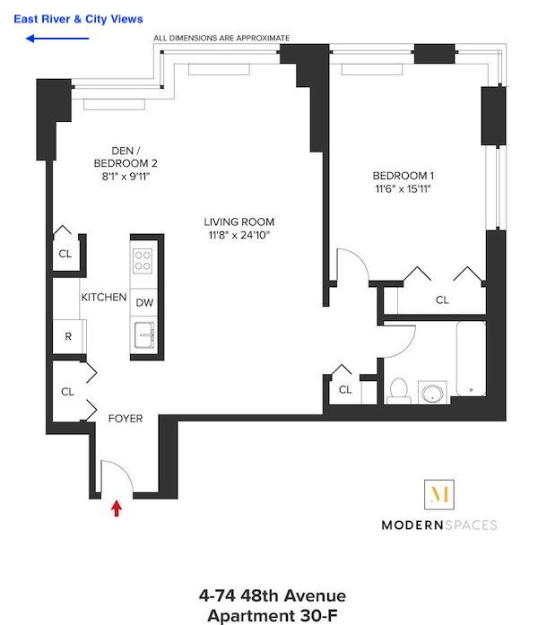 Floorplan for 4-74 48th Avenue, 30-F