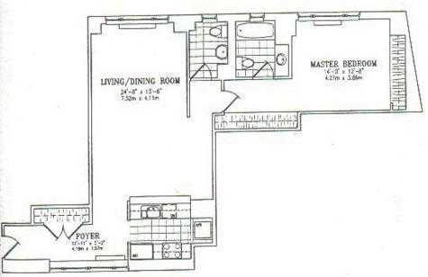 Floorplan for 220 Riverside Boulevard, 6-T