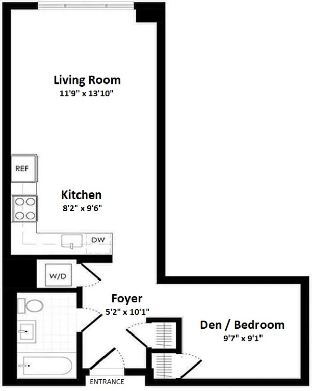 Floorplan for 161 East 110th Street, 4I