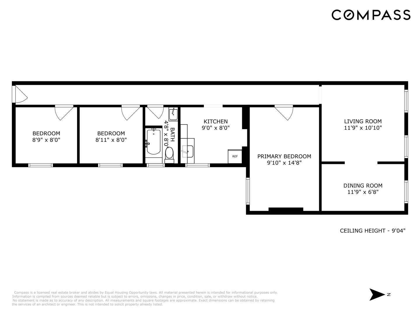 Floorplan for 544 West 147th Street, 3D