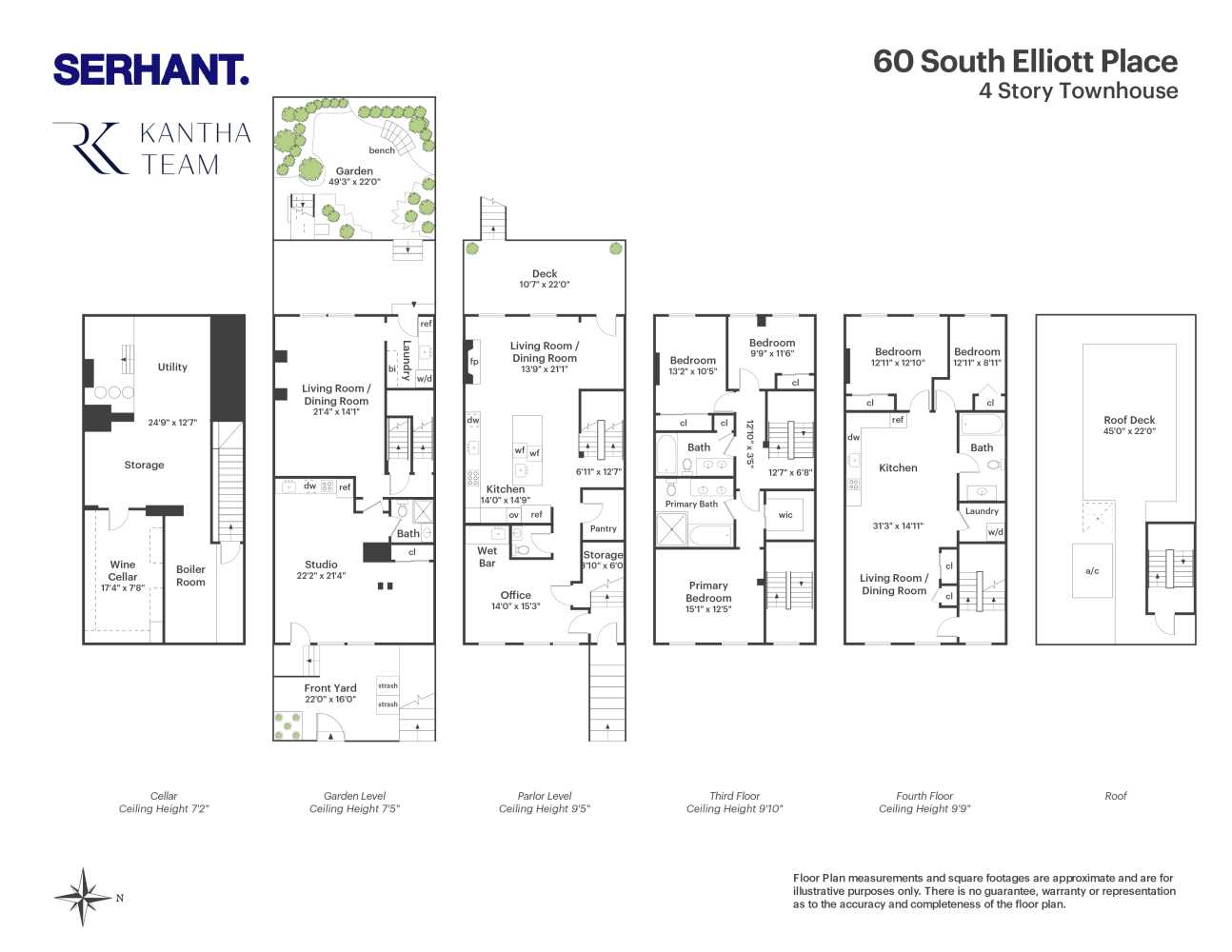 Floorplan for 60 South Elliott Place