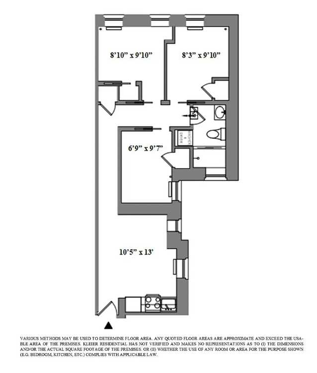 Floorplan for 409 East 84th Street, 12A