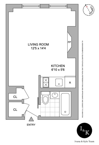 Floorplan for 210 East 21st Street, 4E