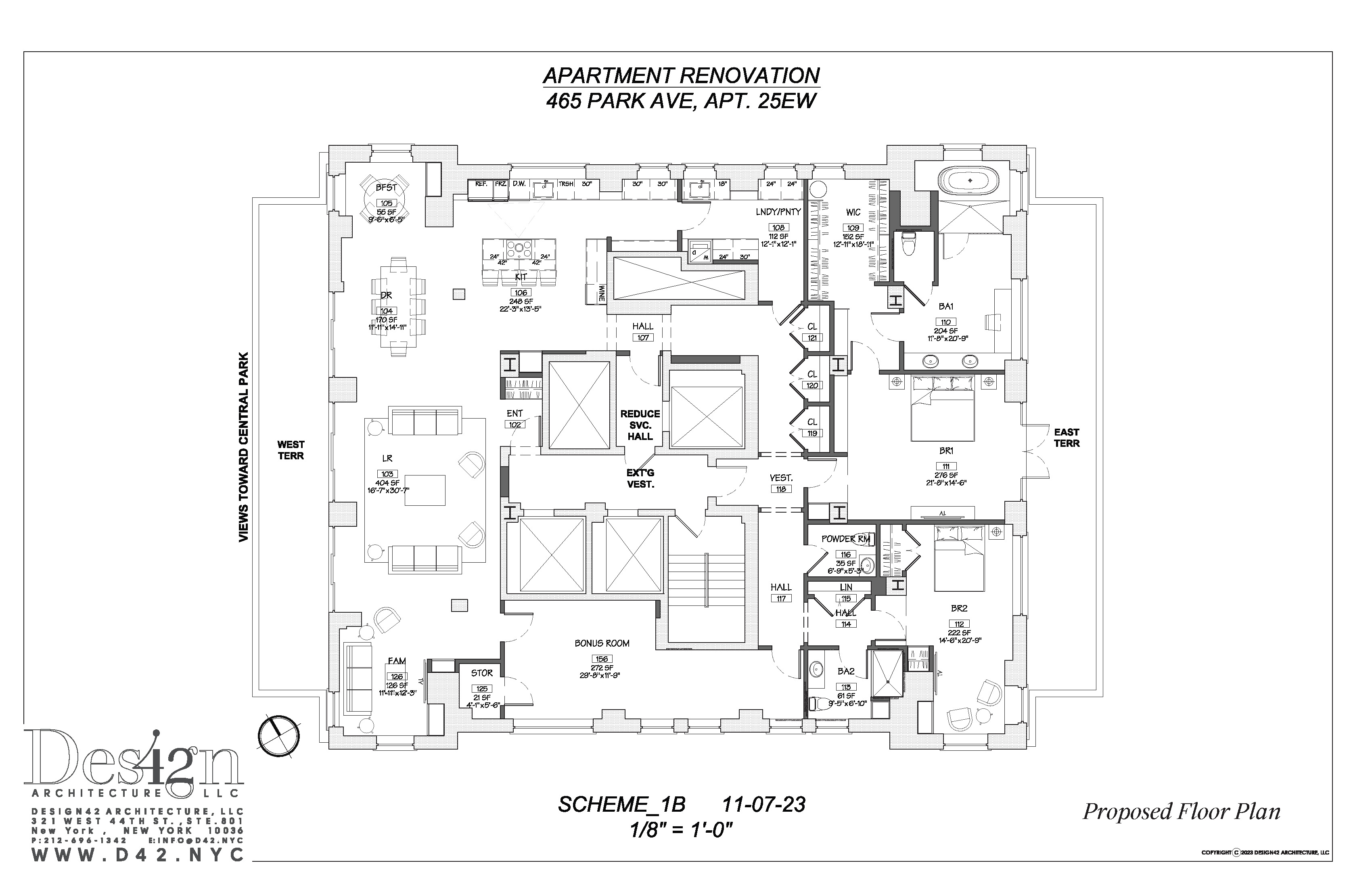 Floorplan for 465 Park Avenue, 25EW