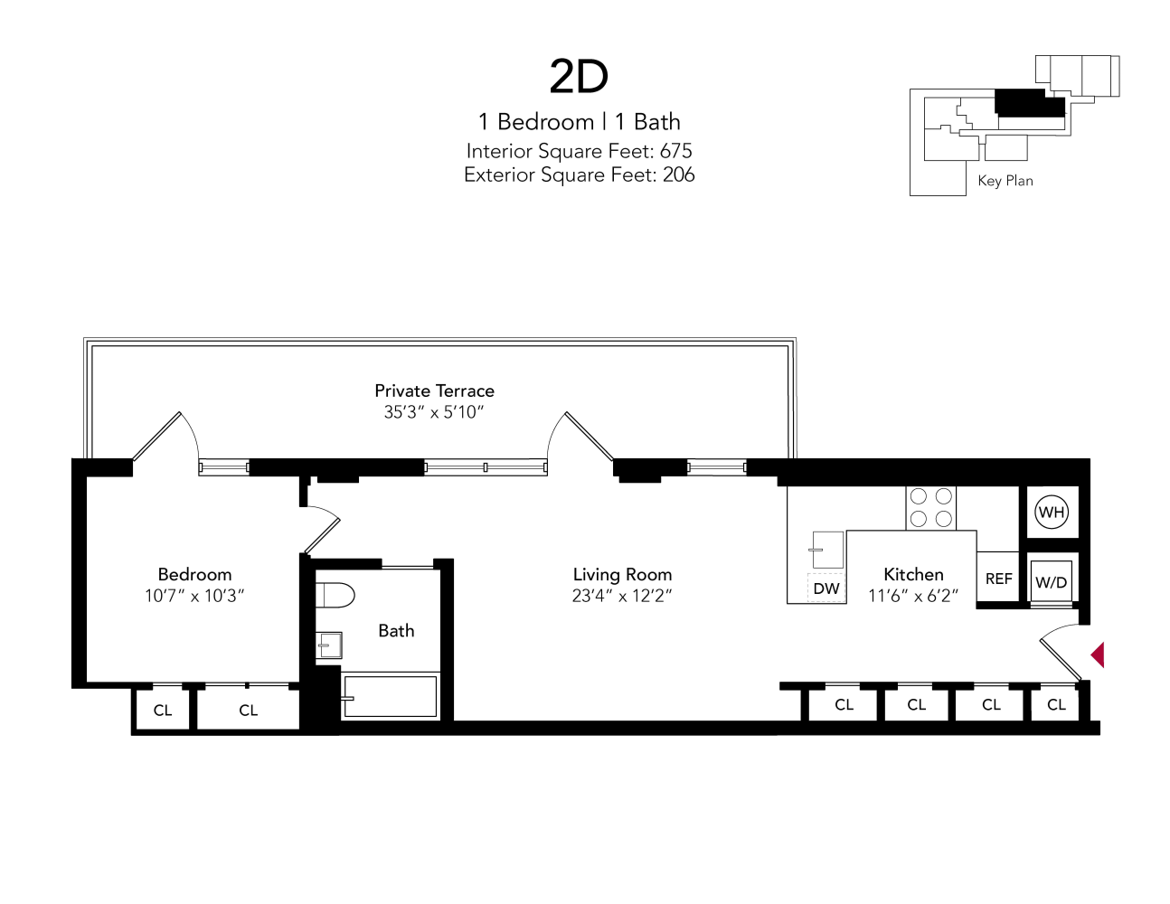 Floorplan for 27-09 40th Avenue, 2D