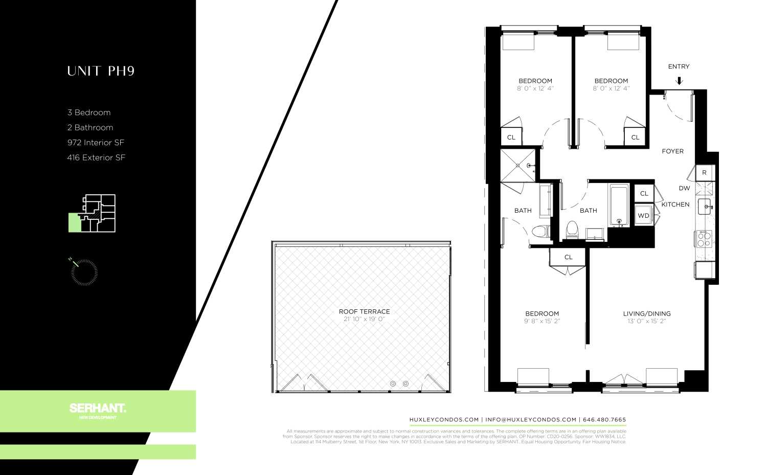 Floorplan for 181 East 101st Street, PH9