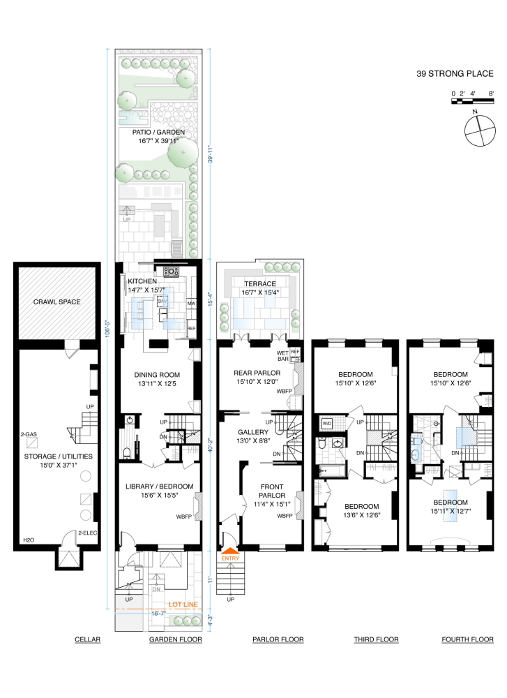 Floorplan for 39 Strong Place