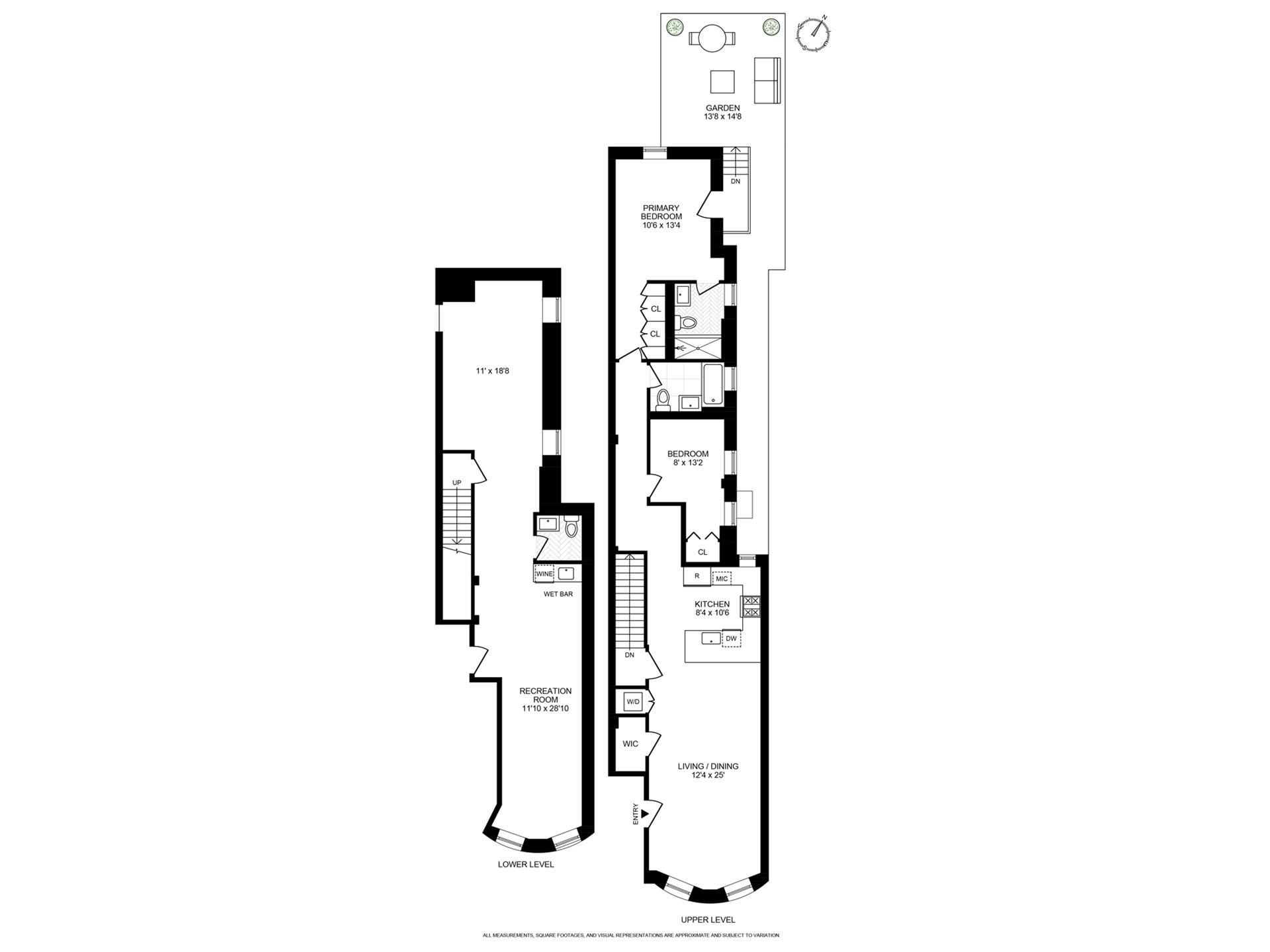 Floorplan for 590 6th Street, 1R