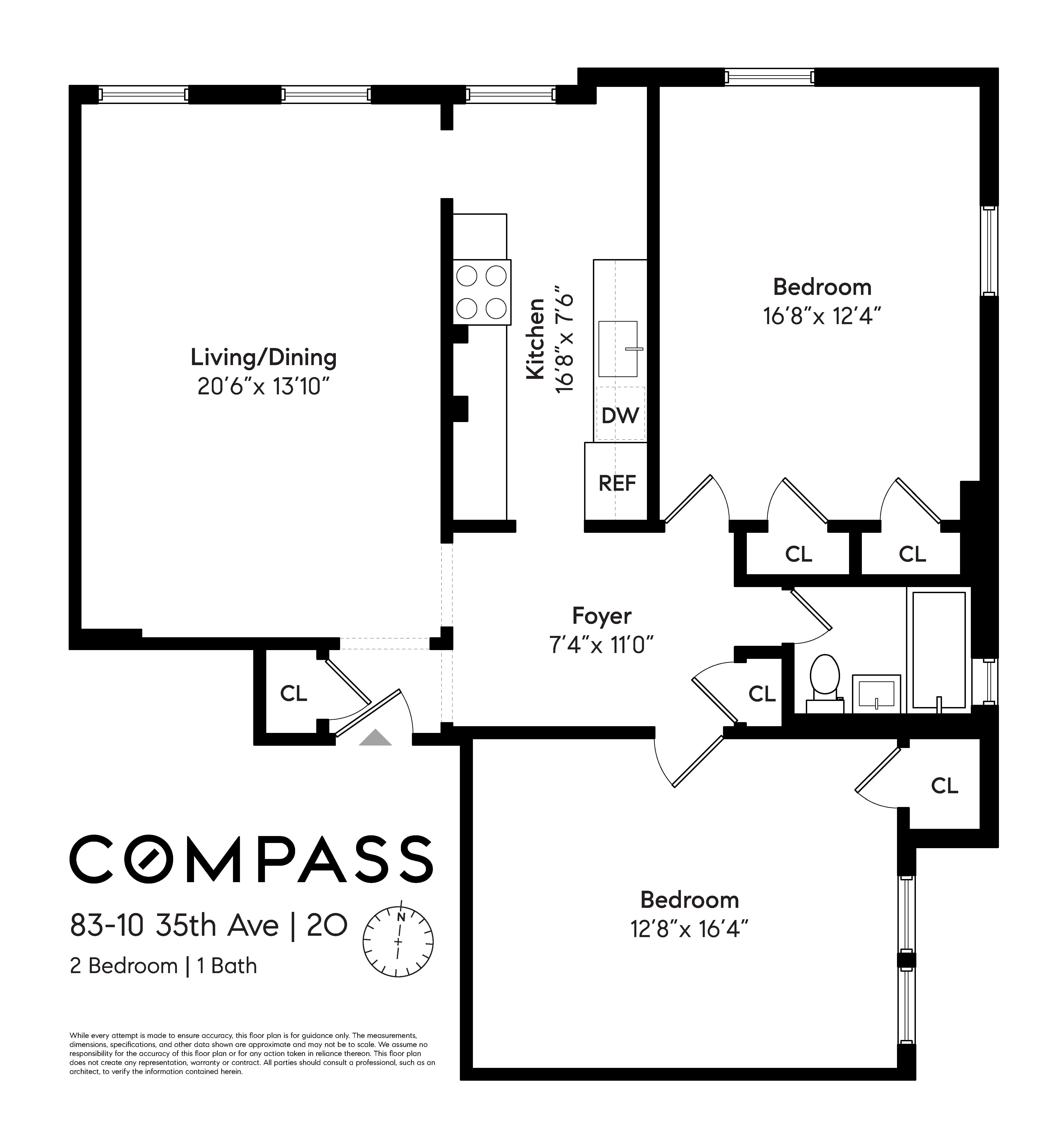 Floorplan for 83-10 35th Avenue, 2O