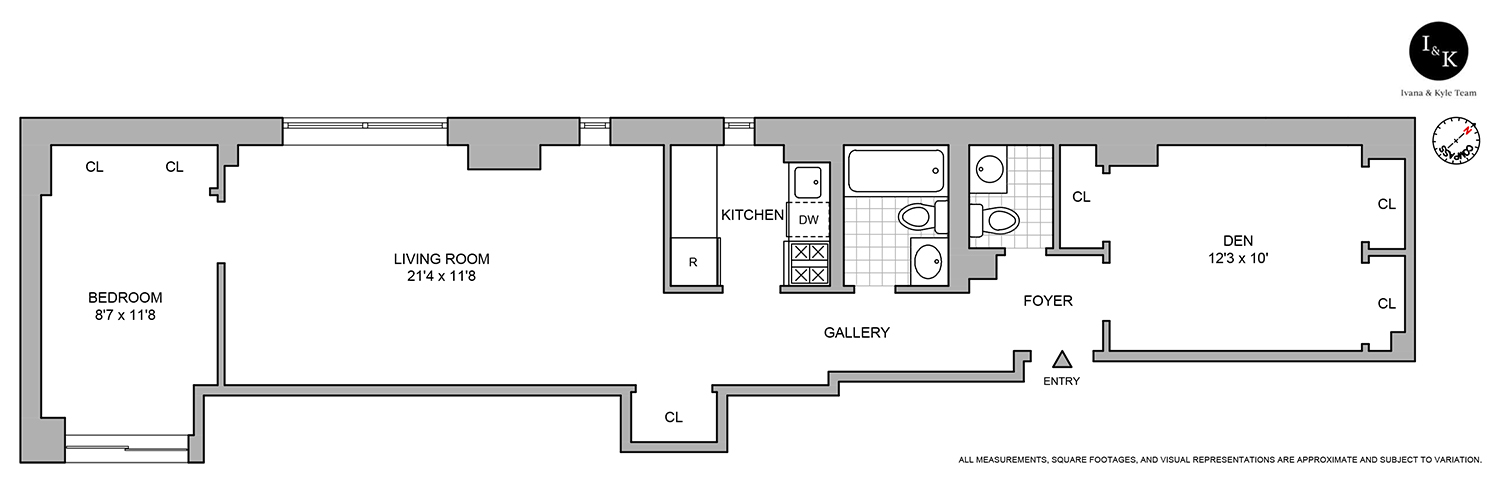 Floorplan for 310 East 23rd Street, 5A