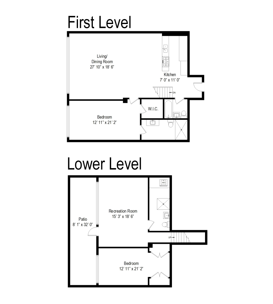 Floorplan for 420 West 25th Street, 1E