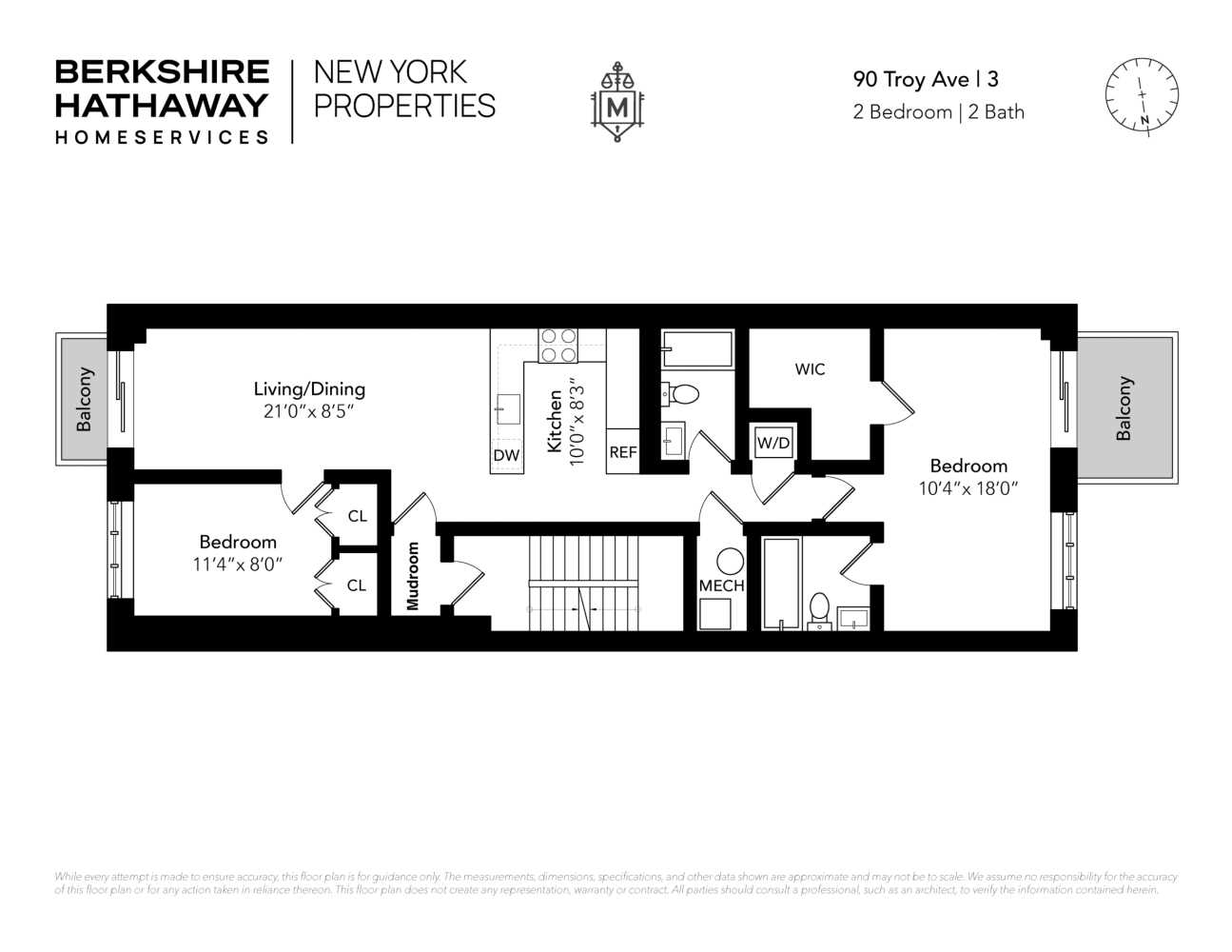 Floorplan for 90 Troy Avenue, 3